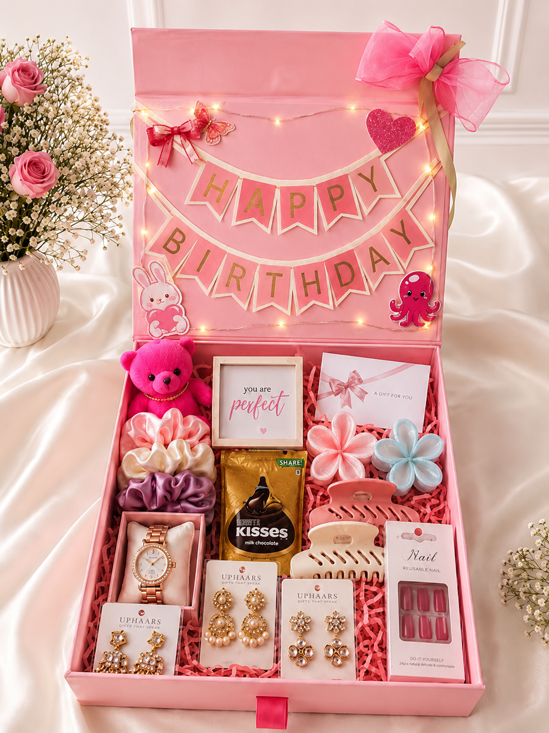 Pink Birthday Hamper for Her