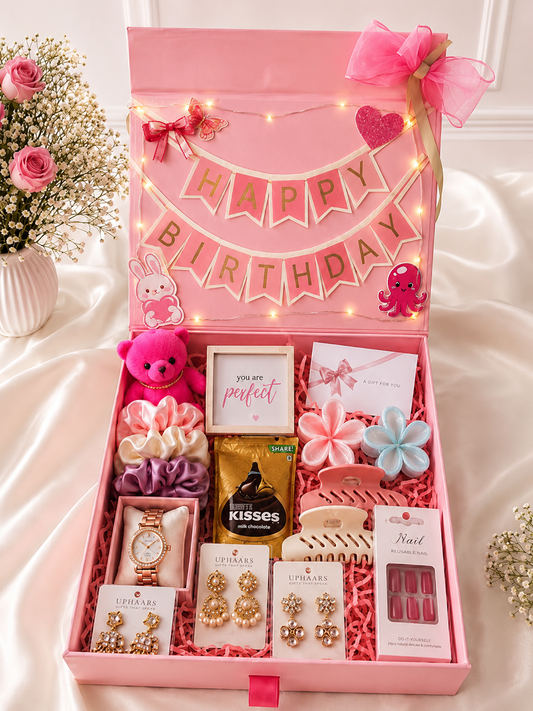 Pink Birthday Hamper for Her